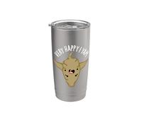 Very Happy I Yam Funny Veggie Pun Stainless Steel Insulated Tumbler