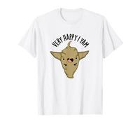Very Happy I Yam Funny Veggie Pun T-Shirt