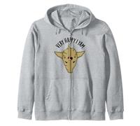 Very Happy I Yam Funny Veggie Pun Zip Hoodie
