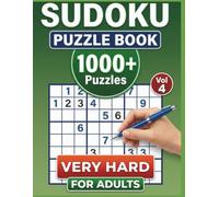 Very Hard Sudoku Puzzle Book for Adults: Expert-Level Sudoku Challenges | 6 Puzzles Per Page | Solutions Included (Sudoku Puzzle Books for Adults - All Difficulty Levels)