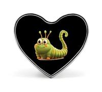 Very Hungry Caterpillar Badge Heart Shape Cute Brooch Pins Button Badges for Backpack Jackets Hats Decor