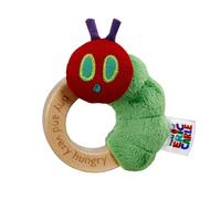 Very Hungry Caterpillar Beanie Rattle Teether Spiral Booties Wooden Activity Toy
