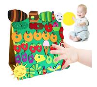 Very Hungry Caterpillar Felt Toy Set - Interactive Soft Stuffed Animal & Educational Activity for Preschool Kids - Early Learning Teaching Aid & Fun Arts and Crafts Play