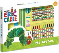 Robert Frederick The Very Hungry Caterpillar Children's 42 Piece Art Set For Ages 3 to 8 Years - Includes Paints and Crayons