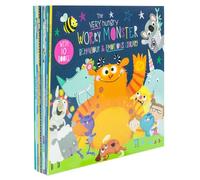 Very Hungry Worry Monster Behaviour and Emotions Library 10 Book Set Collection(Can I Have a Hug?, Time for School No Worries, Bee Kind, Be You, Rhino Corn, K is for Kindness)