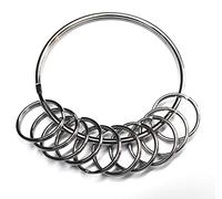 Very Large Jailers Heavy Duty Nickel Plated Split Rings 76mm with 10 25mm Split Rings