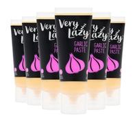 Very Lazy Garlic Paste 75g Tube - Pack of 6 - Premium Garlic Paste Tube - Ready to Use Garlic for Home Cooking, Sauce, Pasta & Marinades