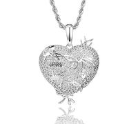 Very Lonely Heart Pendant Micro Pave Zircon Necklaces Hip Hop Jewelry For Men Women Gift hip hop,Necklaces