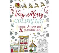 Very Merry Coloring: Celebrate the Seaon with 20 Tear-Out Coloring Cards