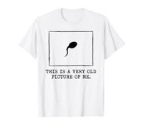 Very Old Picture of Me Biology Genetics Value Graphic T-Shirt, Men, White, L