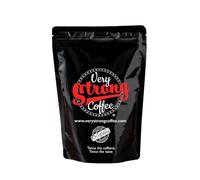 Very Strong Coffee Ground Coffee - 500g 100% Robusta High Roast Twice The Caffeine Twice The Taste (Ground Coffee, 500g)