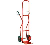 Very Tall Back Sack Truck with Skids (250kg Capacity) - Heavy Duty Hand Trolley - Steel Sack Trolley