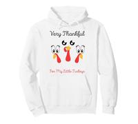 Very Thankful For My Little Turkeys FunThanksgiving Turkey Pullover Hoodie