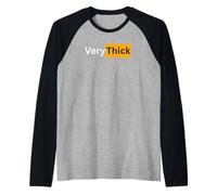 Very Thick - Sexy Gifts for Men and Women Raglan Baseball Tee
