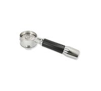 Verybarista 54mm Bottomless Portafilter with leather handle, IMS Precision Filter Basket. Compatible with 54mm Breville, Sage Espresso machines