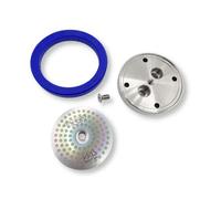 Custom Stainless Steel Tune Up Kit for Gaggia Espresso Machines. Shower Holder, IMS Precision Basket, Cafelat Gasket, Screws