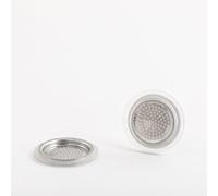 VeryBarista E&B Lab Competition Moka Filter (2 Cup) - Stainless Steel - 1 Count - Compatible with Moka Coffee Pot