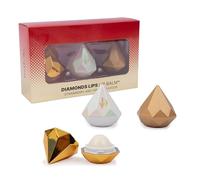 verybella - Lip Balm Set 3 Pieces - Diamond-shaped Lip Balm - 2 Fragrances Strawberry and Vanilla - Lip Balms Nourish and Protect - Gift Idea