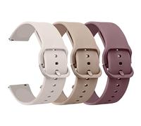 Veryfit Smart Watch Bands for IDW13, IDW16, IDW19 Smartwatch, 22mm Soft Silicone Sport Band for Fitpolo IDW13/Woneligo W13/FITVII HM57, ENOMIR/TOOBUR/MILOUZ/Gydom/Faweio/Veryfit IDW19 (Starlight+Milk