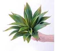Veryhome Succulents Plants Artificial Aloe Plant, 12.5Inch Large Faux Succulents Unpotted, Premium Crafting DIY Greenery Decor for Indoor & Outdoor(Green)