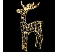 Verymerry Pre-Lit Large 85Cm Reindeer With 100 Led, Auto-Off Timer, Christmas Decoration - Warm
