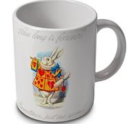 verytea How Long is Forever? Rabbit Mug - Alice in Wonderland Quote