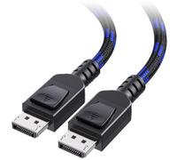 [VESA Certified] Cable Matters Braided DisplayPort 1.4 Cable, 1.8m | 8K@60Hz / 4K@240Hz, FreeSync, G-SYNC, HDR, DisplayPort Cable 1.4 for Gaming Monitor / PC