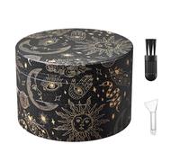 Vesavifaka Grinder Large Crusher, 63 mm Tarot Grinder, 4 Layers, for Spice, Herbs, Seasonings, Herb, Coffee with Pollen Scraper and Brush, Gift for Special Occasions