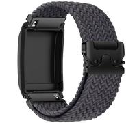 VESECCON Upgraded Nylon Weaving Strap for Whoop 5.0 & 4.0, Magnetic Clasp with Protective Shell, Breathable Sport Band for Fitness, Running, Sleep (gray)