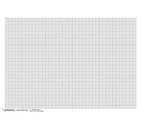 Vesey Gallery A1Metric Scale 100gsm Graph Paper. 2mm, 10mm, 20mm Grid. Pack of 5 Sheets. Grid Size. 79x57cm