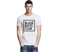 VesFy Blasé Boys Club Duke Dumont Raw Edge T-Shirt Size L White