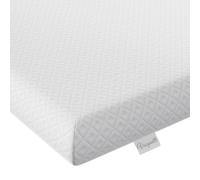 Vesgantti 4 Inch Memory Foam Mattress Topper Small Double, Gel & Bamboo Charcoal Infused Bed Topper for Cooling Sleep & Pressure Relieving, with