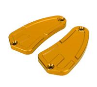 VESHENVEN Aluminum Alloy Front Brake Clutch Fluid Reservoir Cover Cap, Replacement for MV Agusta BRUTALE 750 910 920 1090RR, CNC - Machined Motorcycle Reservoir Cap Kit (Gold)