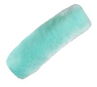 Veshow Car Seat Belt Cover Shoulder Protector for All Seasons Genuine Sheepskin Seat Belt Cover and Luggage Shoulder Pad(Mint Green)