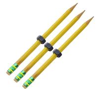 Vesidoloy ADHD Fidget Pencil, 3pcs Threaded Pencil Sleeve With Nuts’n Bolts, Textured Sensory Threaded Pencils, Portable Writing Tool For Quiet Classroom Fidgeting