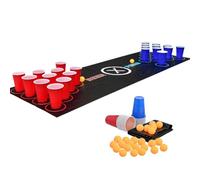 Vesidoloy Adult Drinking Games - Family Party Table Tennis Game - Entertainment Supplies for Adults Group Social Interactions Team Building Activities Weekend Gatherings Birthday