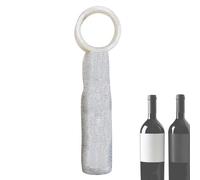 Vesidoloy Rhinestone Wine Bottle Bag - Sparkly Reusable Shiny Rhinestones Wine Bag with Elastic Net, Handwoven Cup Bags for Travel, Weddings, Birthdays