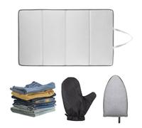 Vesidoloy Steamer Board | Folding Clothes Steamer Stand Board,Steaming Mat with Gloves for Travel Dress Suit Shirt Bed Laundry Clothing Home Commercial Dorm Hotel