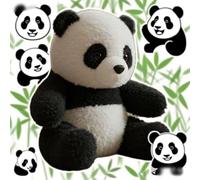 Vesidoloy The Pandy - Emotional Healing On Demand, Panda Plush Toy For Emotionals Support, Huggable Plush Pandas Toy, Cute Stuffed Animal Doll, Emotional Soothing Companion For Bedroom