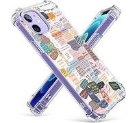 Vesidurt Bible Verses for iPhone 12 Case,Christian Jesus Quotes Collage,Trendy Soft TPU Protective Case Compatible with iPhone 12