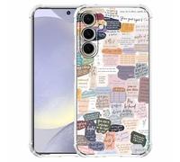 Vesidurt Bible Verses for Samsung Galaxy S24+ Case,Christian Jesus Quotes Collage,Trendy Soft TPU Protective Case Compatible with Galaxy S24 Plus