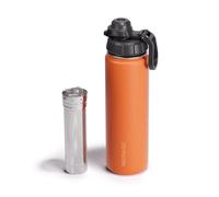 Vesmoon 24 Oz Tea Infuser Bottle - Insulated Water Bottle, Loose Leaf Tea Infuser with Straw & Chug Lid, Tea Infuser Flask, Stainless Steel Tea, coffee & Fruit Infuser Bottle - Leak Proof Nomad Series