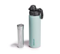 Vesmoon Vessence Tea Infuser Bottle - 24 Oz Insulated Loose Leaf & Fruit Infuser Bottle | Leak Proof with FlowSip Lid