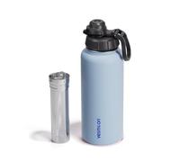 Vesmoon Vessence Tea Infuser Bottle - 32 Oz Insulated Loose Leaf & Fruit Infuser Bottle | Leak Proof with FlowSip Lid