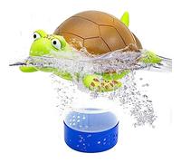 Vesone Floating Chlorine Dispenser, Turtle Pool Chlorine Floater Fits 1'' and 3" Chlorine Tablets, Adjustable Chlorine Tablet Floater for Indoor & Outdoor Swimming Pool Spa Hot Tub