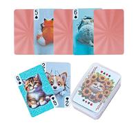 Vesone Mini Cards Playing,Waterproof Tabletop Game - Interactive Table Game - for Kids Teens Magicians Players Collectors Travelers Family Gatherings Themed Events Travel Camping