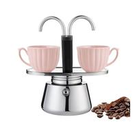 Vesone Mocha Pot Stainless Steel Portable Mocha Kettle