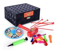 Vesone Wack a Balloon Game, 2024 New Blastboxs Balloon Game, Pop The Balloon Game, Whack a Balloon Game Set with 30 Pins and 100 Balloons, Tricky Balloon Board Games for Family Gatherings