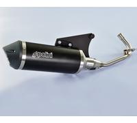 POLINI Exhaust Stainless Steel/Carbon-Vespa 125 for Moto