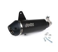Polini Maxi-Scooter Aluminum Black Escape Vespa GTS 300 Scooter Exhaust